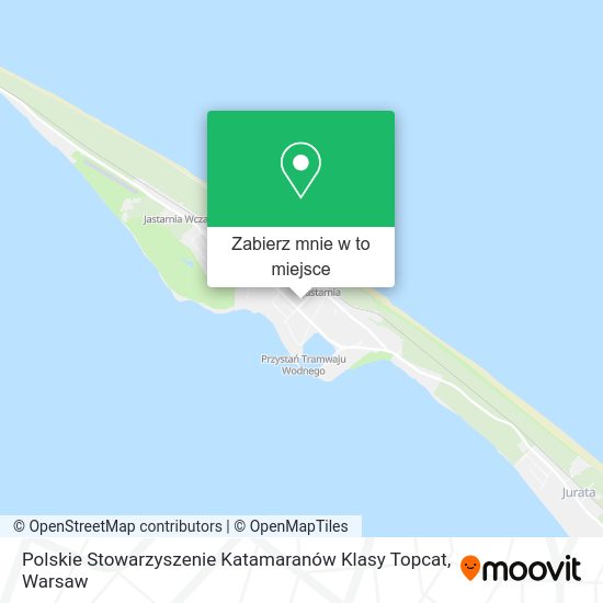 Mapa Polskie Stowarzyszenie Katamaranów Klasy Topcat