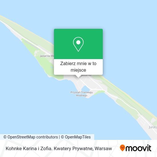 Mapa Kohnke Karina i Zofia. Kwatery Prywatne