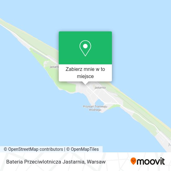 Mapa Bateria Przeciwlotnicza Jastarnia