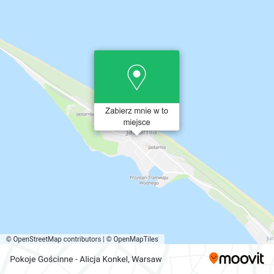 Mapa Pokoje Gościnne - Alicja Konkel