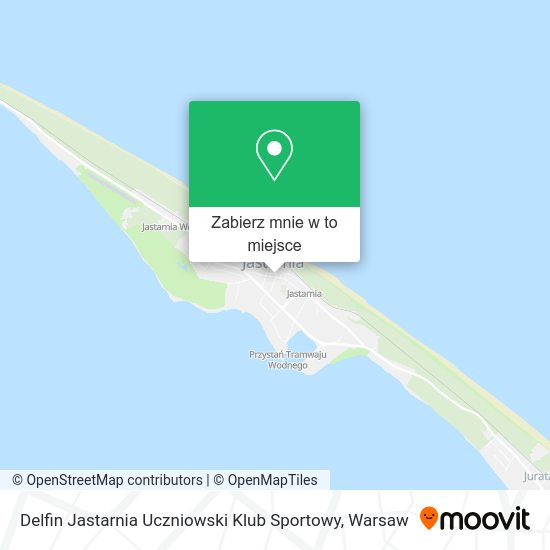 Mapa Delfin Jastarnia Uczniowski Klub Sportowy