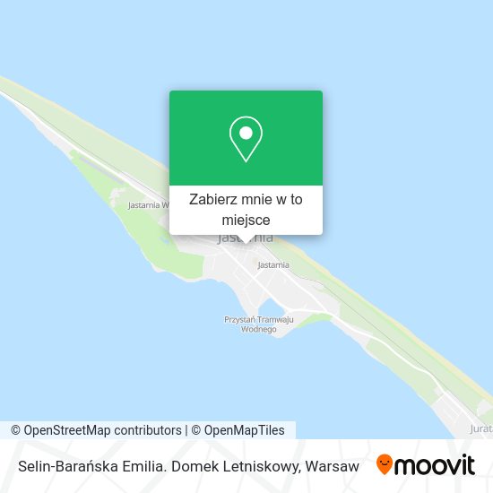 Mapa Selin-Barańska Emilia. Domek Letniskowy