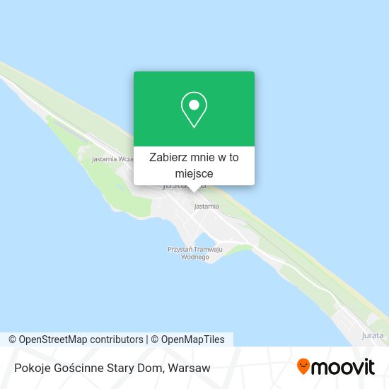 Mapa Pokoje Gościnne Stary Dom