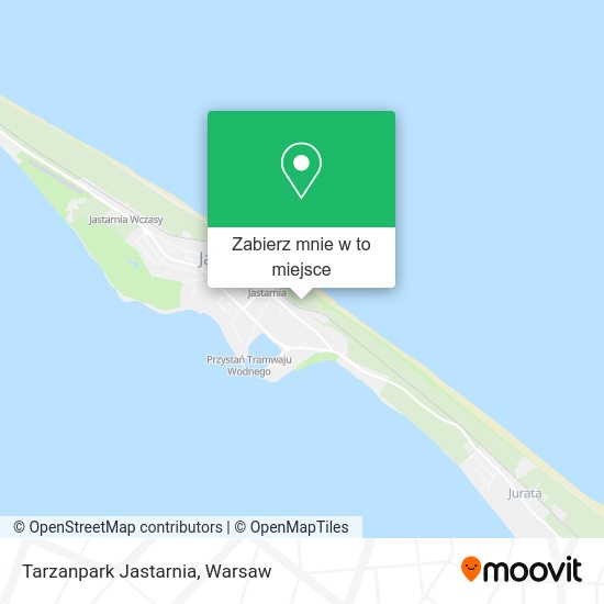 Mapa Tarzanpark Jastarnia