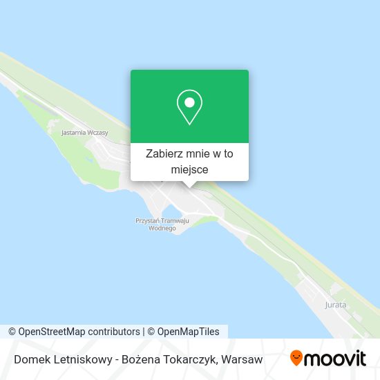 Mapa Domek Letniskowy - Bożena Tokarczyk