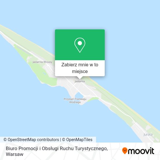 Mapa Biuro Promocji i Obsługi Ruchu Turystycznego