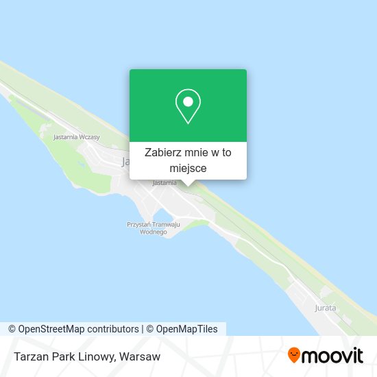 Mapa Tarzan Park Linowy