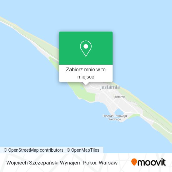 Mapa Wojciech Szczepański Wynajem Pokoi