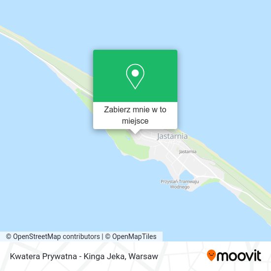 Mapa Kwatera Prywatna - Kinga Jeka