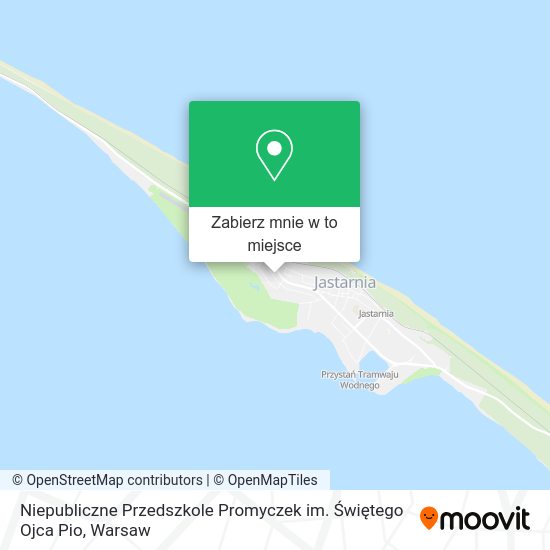 Mapa Niepubliczne Przedszkole Promyczek im. Świętego Ojca Pio