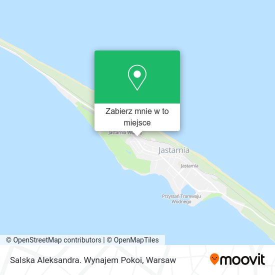 Mapa Salska Aleksandra. Wynajem Pokoi