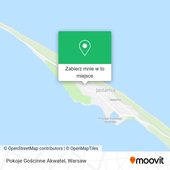 Mapa Pokoje Gościnne Akwatel