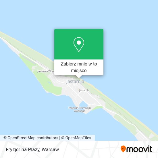 Mapa Fryzjer na Plaży