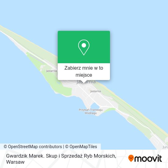 Mapa Gwardzik Marek. Skup i Sprzedaż Ryb Morskich