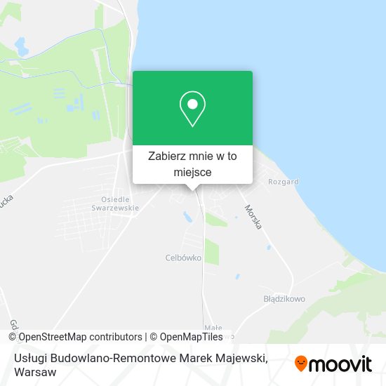 Mapa Usługi Budowlano-Remontowe Marek Majewski