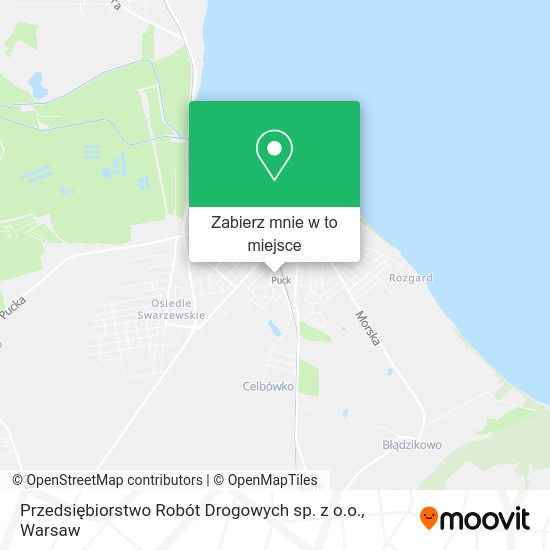 Mapa Przedsiębiorstwo Robót Drogowych sp. z o.o.