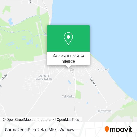 Mapa Garmażeria Pierożek u Miłki