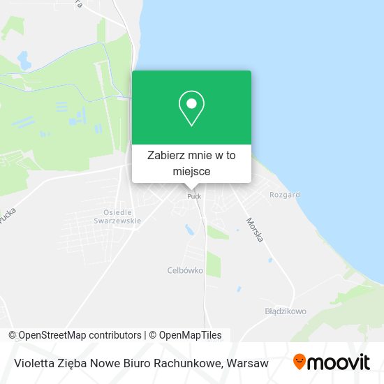 Mapa Violetta Zięba Nowe Biuro Rachunkowe