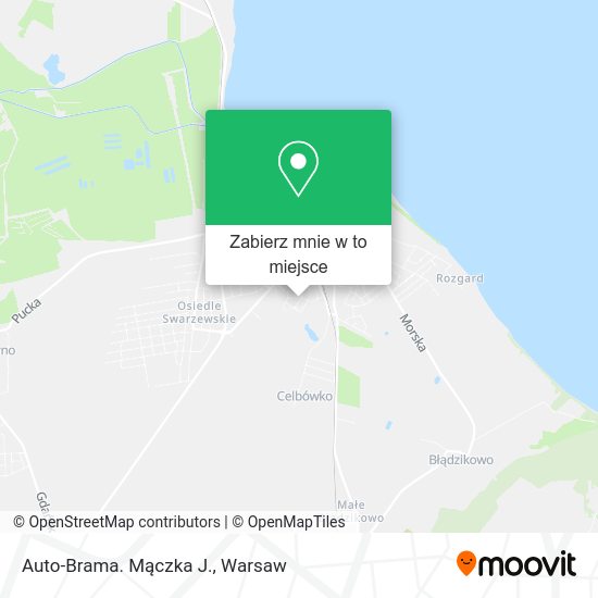 Mapa Auto-Brama. Mączka J.