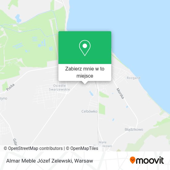 Mapa Almar Meble Józef Zelewski