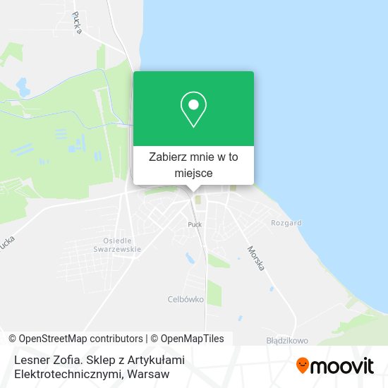 Mapa Lesner Zofia. Sklep z Artykułami Elektrotechnicznymi