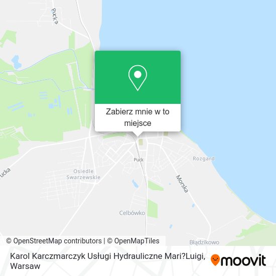 Mapa Karol Karczmarczyk Usługi Hydrauliczne Mari?Luigi