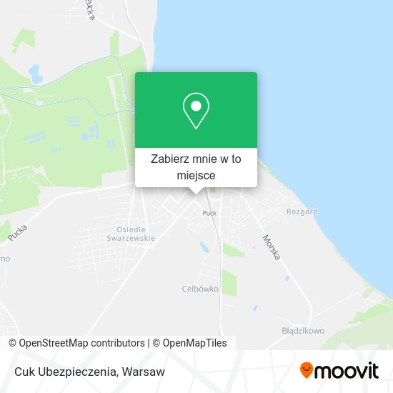 Mapa Cuk Ubezpieczenia