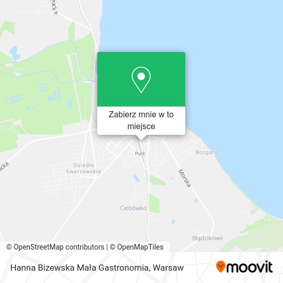 Mapa Hanna Bizewska Mała Gastronomia