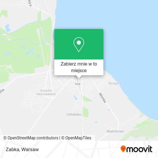 Mapa Zabka