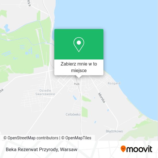 Mapa Beka Rezerwat Przyrody