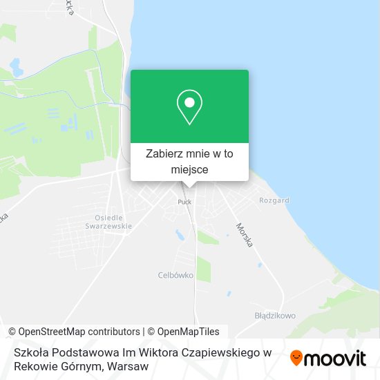 Mapa Szkoła Podstawowa Im Wiktora Czapiewskiego w Rekowie Górnym