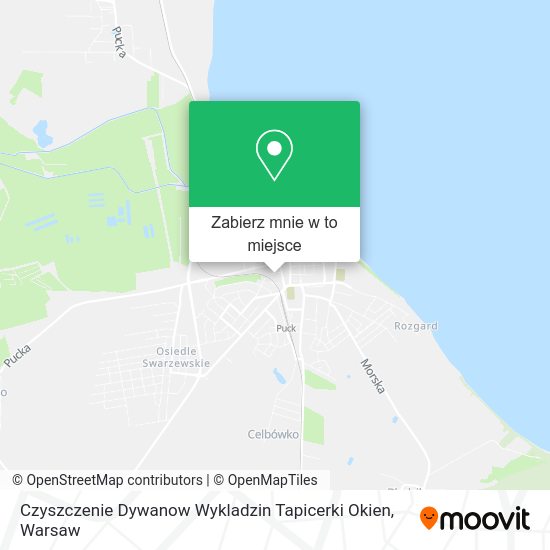 Mapa Czyszczenie Dywanow Wykladzin Tapicerki Okien