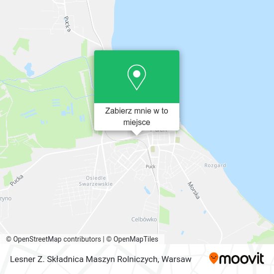 Mapa Lesner Z. Składnica Maszyn Rolniczych