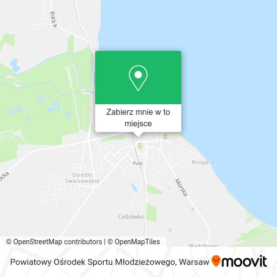 Mapa Powiatowy Ośrodek Sportu Młodzieżowego