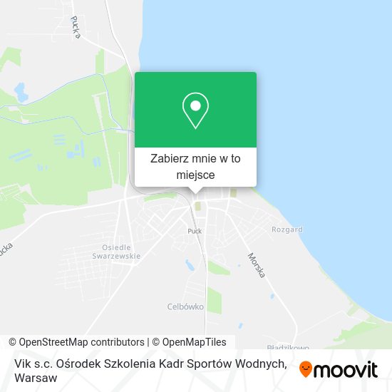 Mapa Vik s.c. Ośrodek Szkolenia Kadr Sportów Wodnych