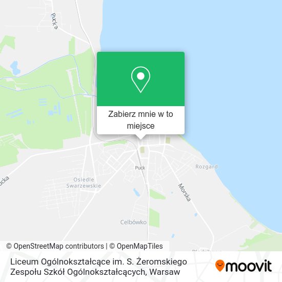 Mapa Liceum Ogólnokształcące im. S. Żeromskiego Zespołu Szkół Ogólnokształcących