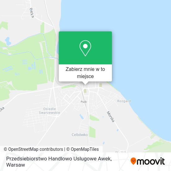 Mapa Przedsiebiorstwo Handlowo Uslugowe Awek