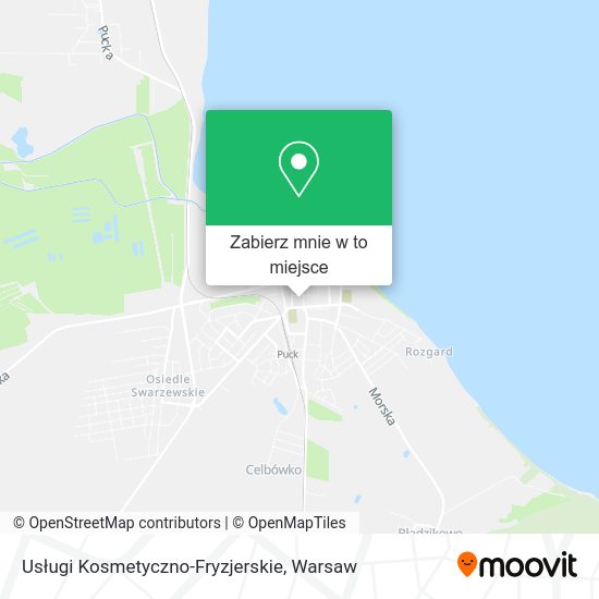 Mapa Usługi Kosmetyczno-Fryzjerskie