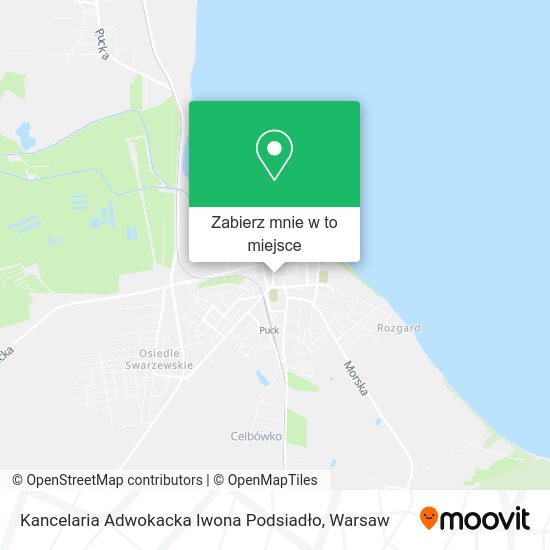 Mapa Kancelaria Adwokacka Iwona Podsiadło