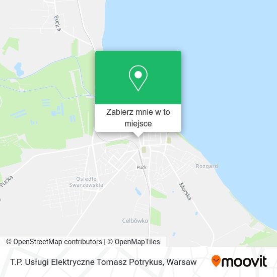 Mapa T.P. Usługi Elektryczne Tomasz Potrykus