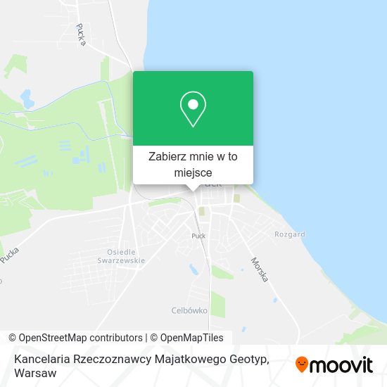 Mapa Kancelaria Rzeczoznawcy Majatkowego Geotyp