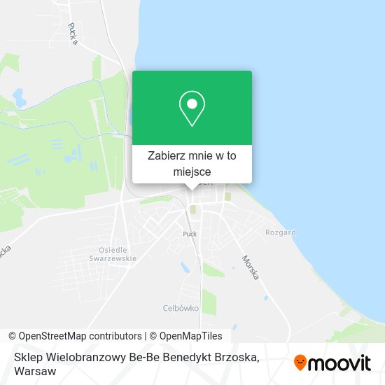 Mapa Sklep Wielobranzowy Be-Be Benedykt Brzoska