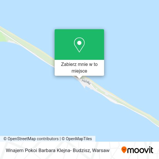 Mapa Wnajem Pokoi Barbara Klejna- Budzisz