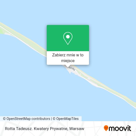 Mapa Rotta Tadeusz. Kwatery Prywatne