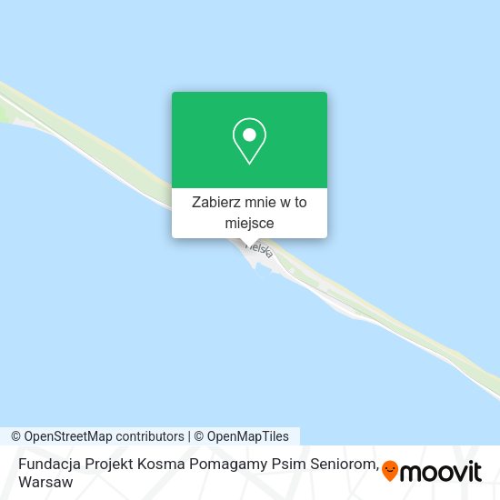 Mapa Fundacja Projekt Kosma Pomagamy Psim Seniorom