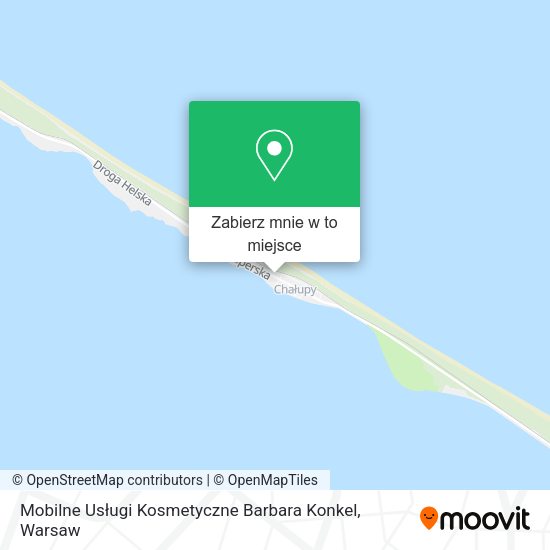 Mapa Mobilne Usługi Kosmetyczne Barbara Konkel