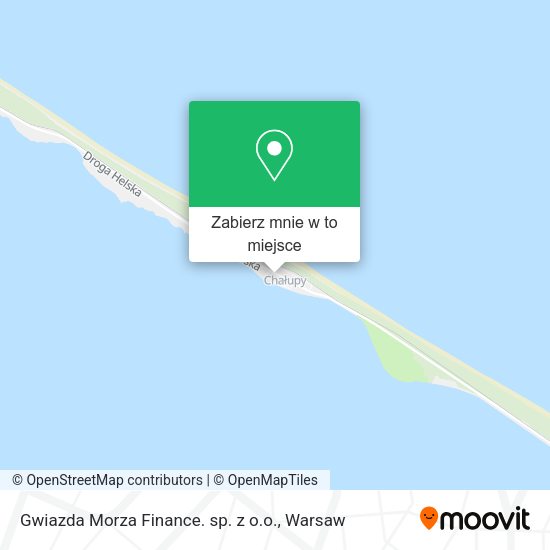 Mapa Gwiazda Morza Finance. sp. z o.o.