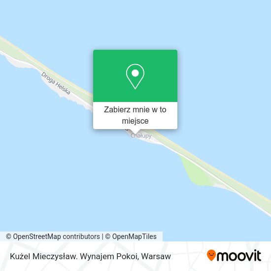 Mapa Kużel Mieczysław. Wynajem Pokoi