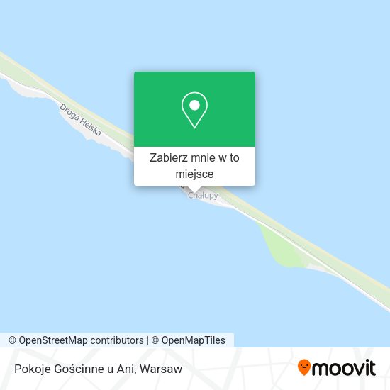 Mapa Pokoje Gościnne u Ani