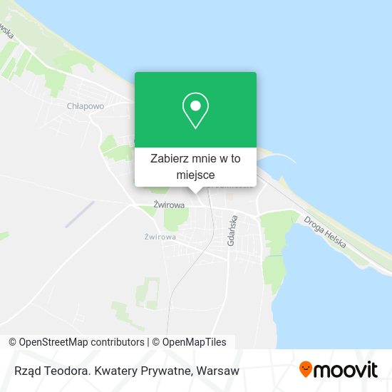 Mapa Rząd Teodora. Kwatery Prywatne